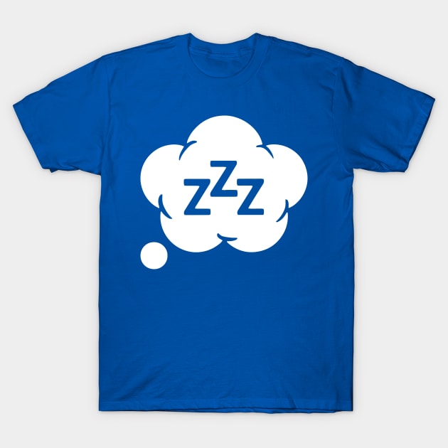 Sleep Cloud Symbol Illustration T-Shirt by Shirtbubble